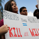 An anti-"Stand your ground" protester (Joe Raedle/Getty Images)